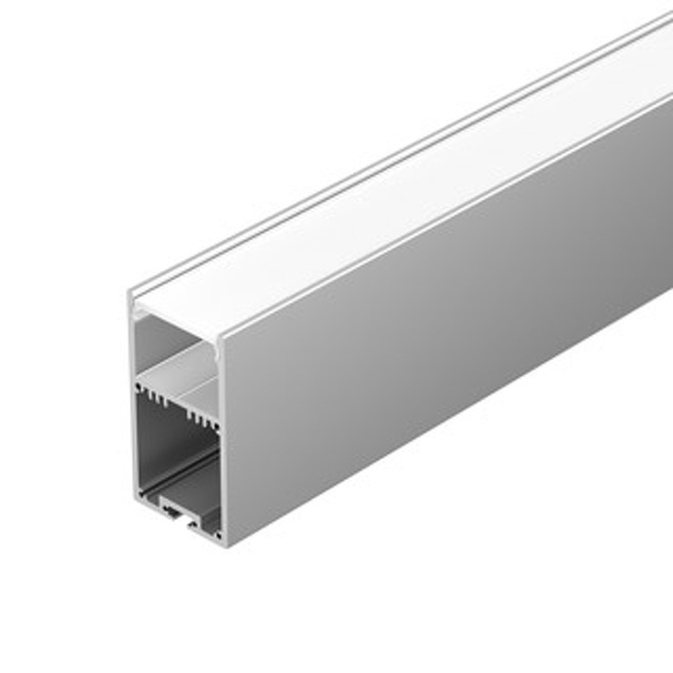 Фото №1  Arlight Профиль с экраном SL-LINE-3667-2500 ANOD+OPAL ( Алюминий)