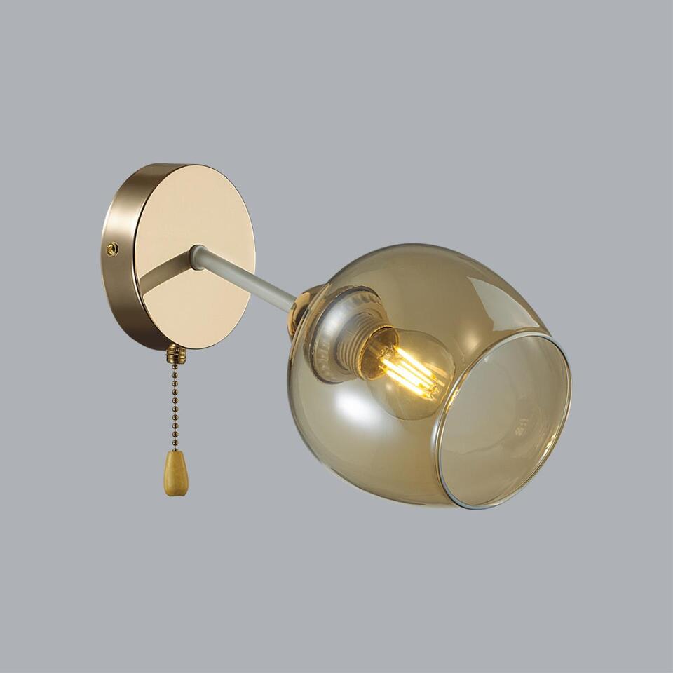 Фото №3  LUMION 5650/1W COMFI LN23 000 белый, золотой Бра E27 1*60W 220V ODELL