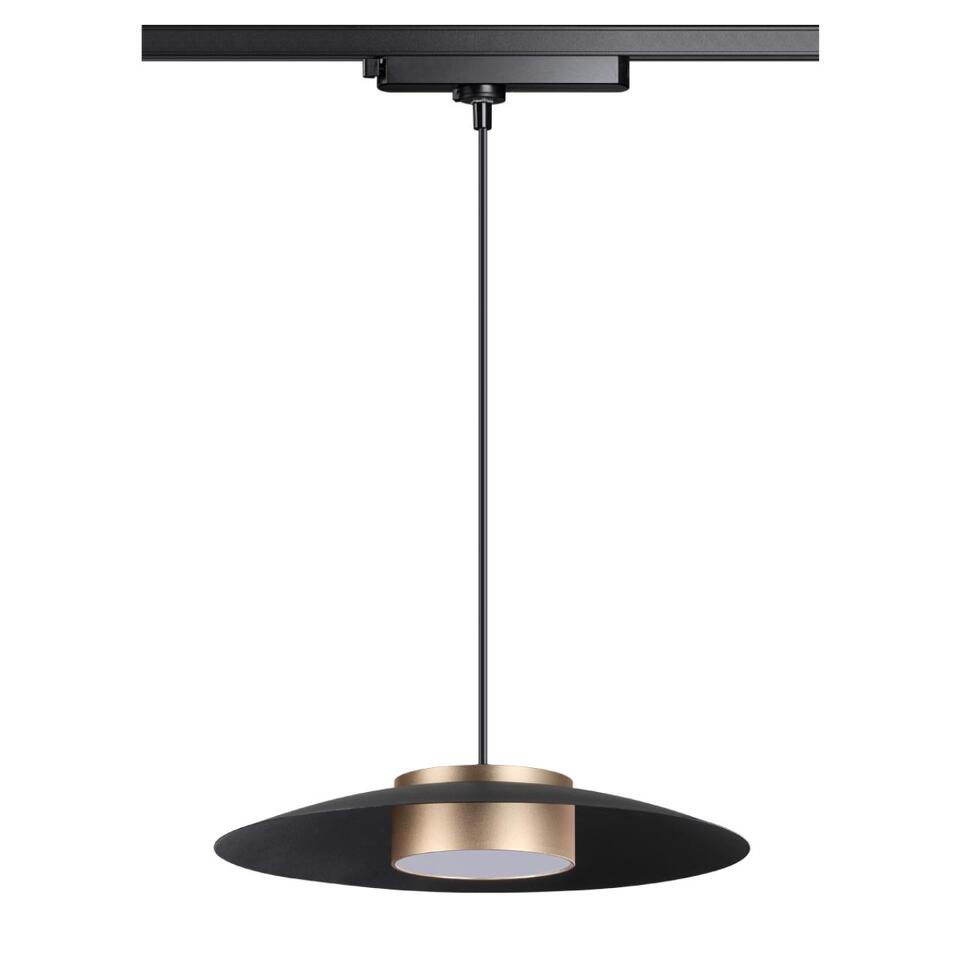 Фото №9  NOVOTECH 358592 PORT NT21 216 черный/золото Светильник трековый однофазный трехжильный, провод 1м IP20 LED 4000K 18W 220-240V PILZ
