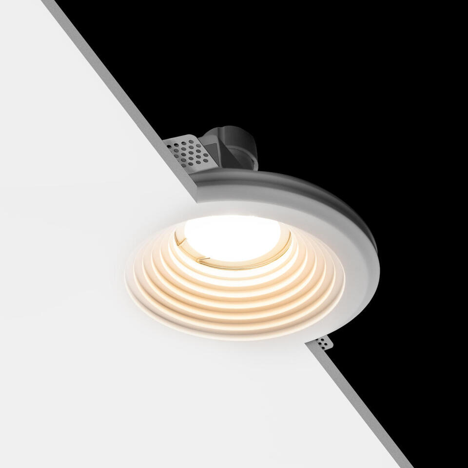 Фото №6  10356A Гипсовый встраиваемый светильник под покраску LOFT IT Ghost