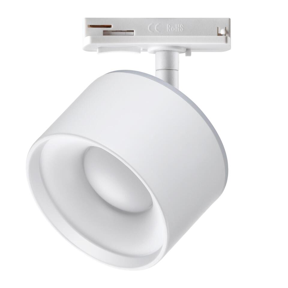 Фото №7  NOVOTECH 358973 PORT NT22 222 белый Светильник трековый однофазный трехжильный с переключ. цв. температуры IP20 LED 3000К\4000К\6000К 12W вниз + 3W вверх 110-2