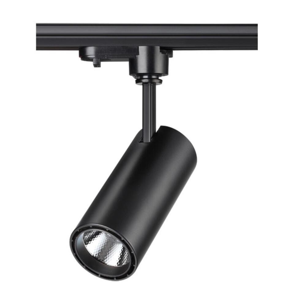 Фото №3  NOVOTECH 357550 PORT NT18 122 черный Светильник трековый однофазный трехжильный IP20 LED 4000K 15W 160-265V SELENE