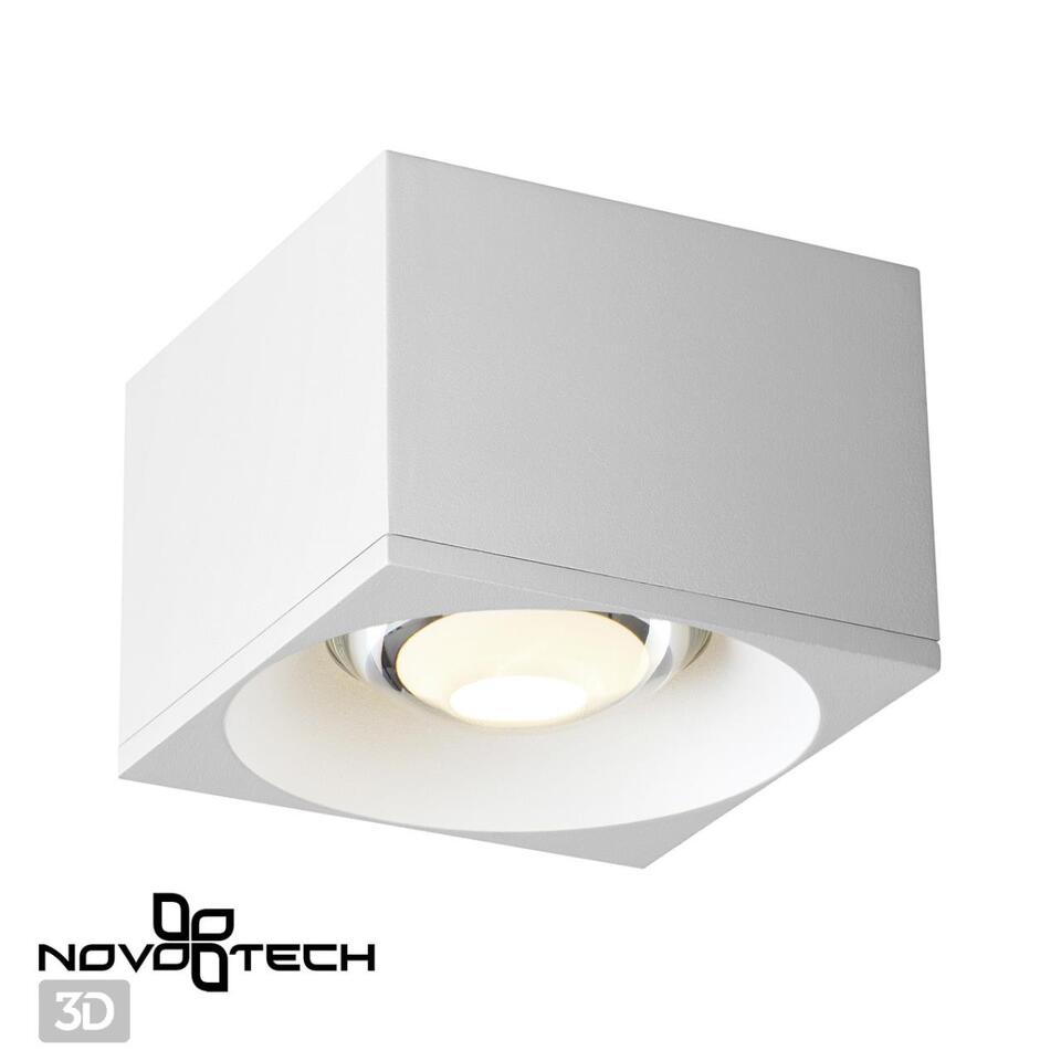 Фото №4  NOVOTECH 358653 OVER NT21 392 белый Светильник накладной светодиодный IP20 LED 4000К 12W 220V PATERA