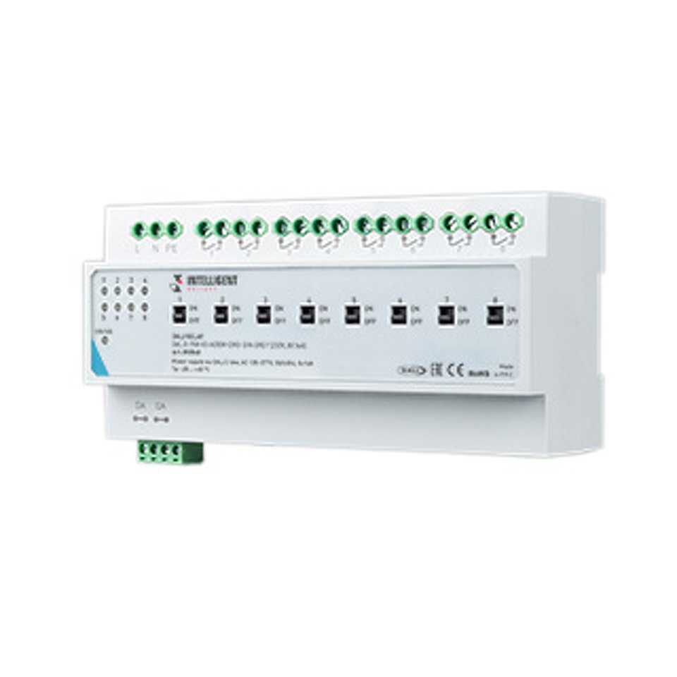 Фото №1  IARL INTELLIGENT ARLIGHT Релейный модуль DALI2-708-82-ADDR-DRO-DIN Grey (230V, 8x16A) ( IP20 Пластик, 3 года)