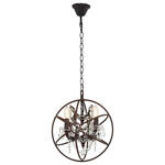 Превью фото №3  Люстра LOFT1897/4 Подвесная люстра LOFT IT Foucaults orb crystal