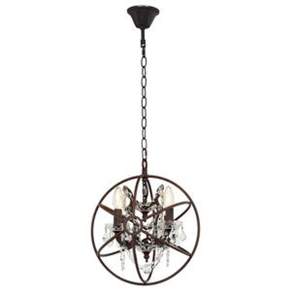 Фото №3  Люстра LOFT1897/4 Подвесная люстра LOFT IT Foucaults orb crystal
