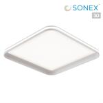Превью фото №1  SONEX 7750/72L MITRA LED SN 544 Светильник металл/PMMA/белый LED 72Вт 3000-6000К 396х396 IP20 пульт ДУ BETA
