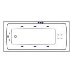 Превью фото №2  Ванна EXCELLENT Aquaria 150x70 "SMART NANO" (хром)