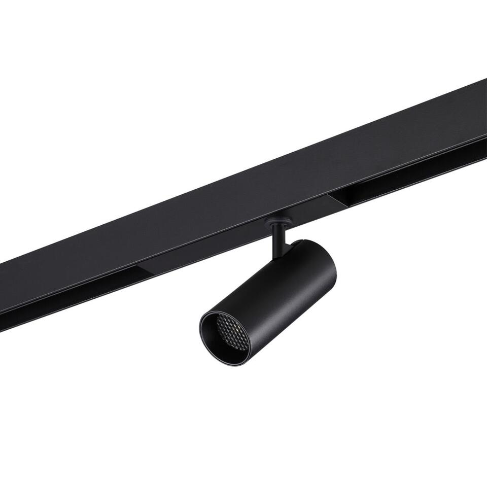 Фото №7  NOVOTECH 359956 PORT NT25 220 черный Трековый светильник с переключ. цв. темпер. IP20 LED 3000К\4000К\6000К 12W 90-240V VECTOR