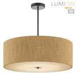 Превью фото №1  Люстра LUMION 8286/7 ECO LN26 321 черный/коричневый, металл/веревка/стекло Люстра потолочная Е14 7*40W 220V SILVANA