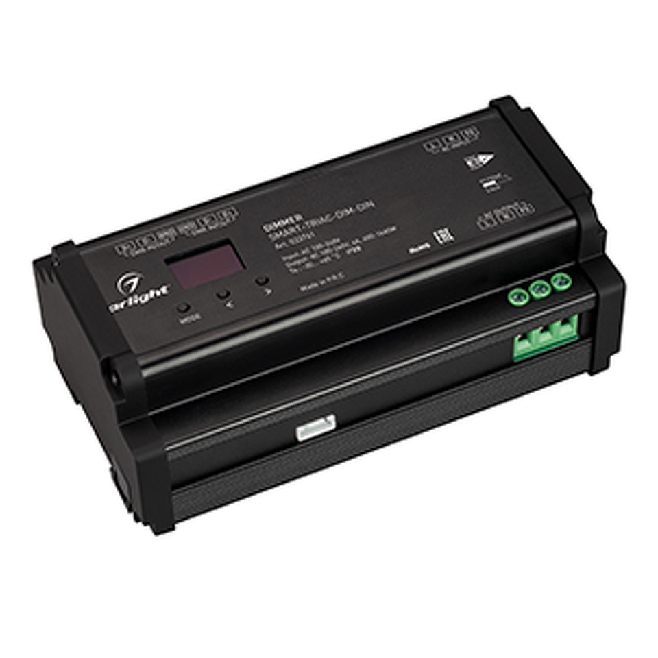 Фото №1  Arlight Диммер SMART-TRIAC-DIM-DIN (230V, 6A) ( IP20 Пластик, 5 лет)