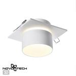 Превью фото №1  NOVOTECH 370718 SPOT NT21 510 белый Светильник встраиваемый IP20 GU10 9W 235V LIRIO