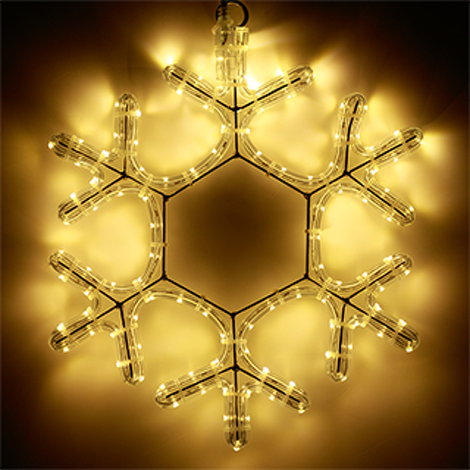 Фото №1  Ardecoled Фигура cветодиодная ARD-SNOWFLAKE-M7-450x375-108LED Warm (230V, 6.5W) ( IP65)