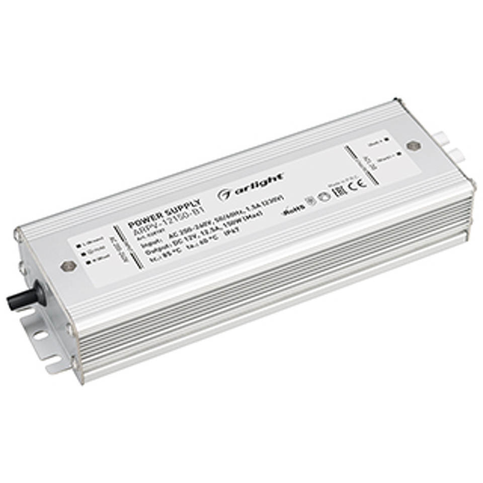 Фото №1  Arlight Блок питания ARPV-12150-B1 (12V, 12,5A, 150W) ( IP67 Металл, 3 года)