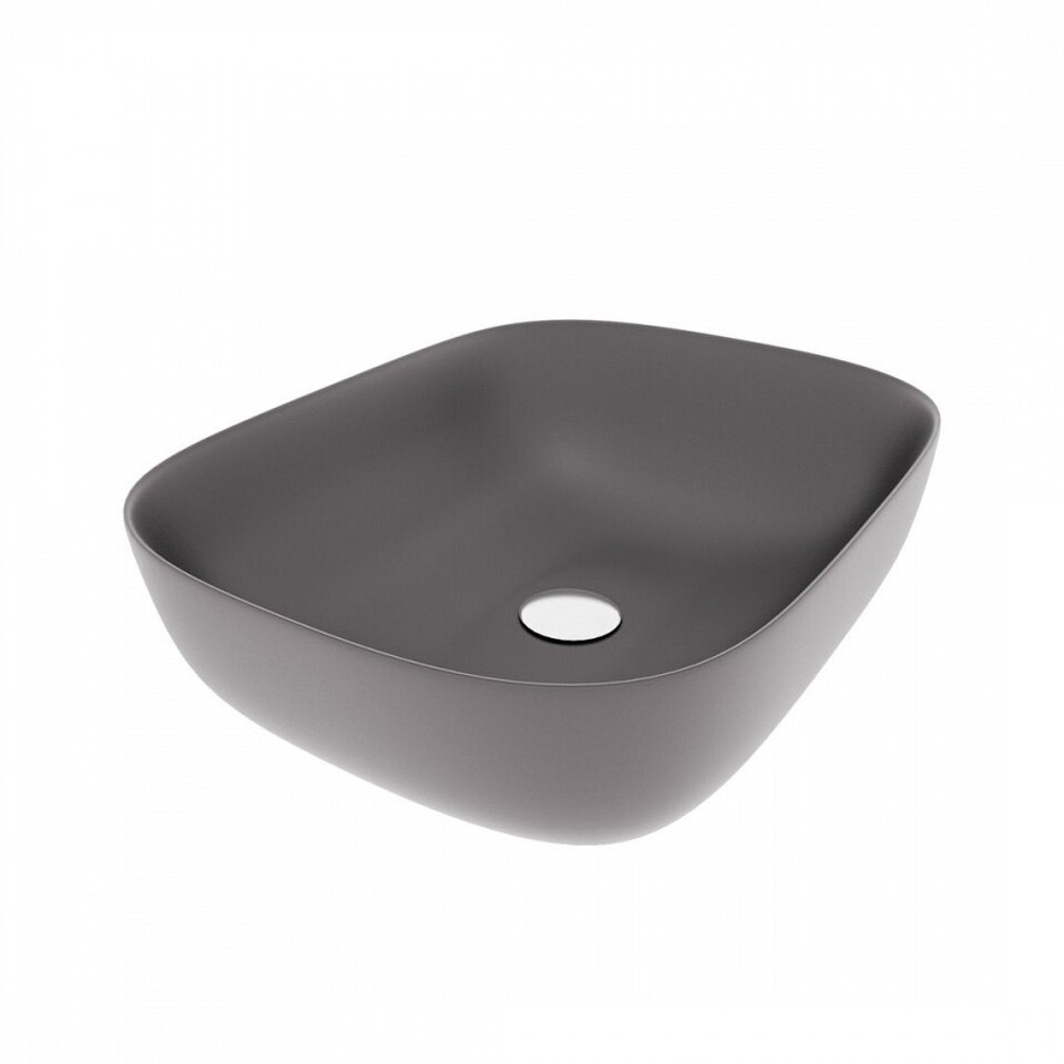 Фото №13  Раковина Teymi Раковина Solli 50 artceramic, накладная, Графит Матовая T50391