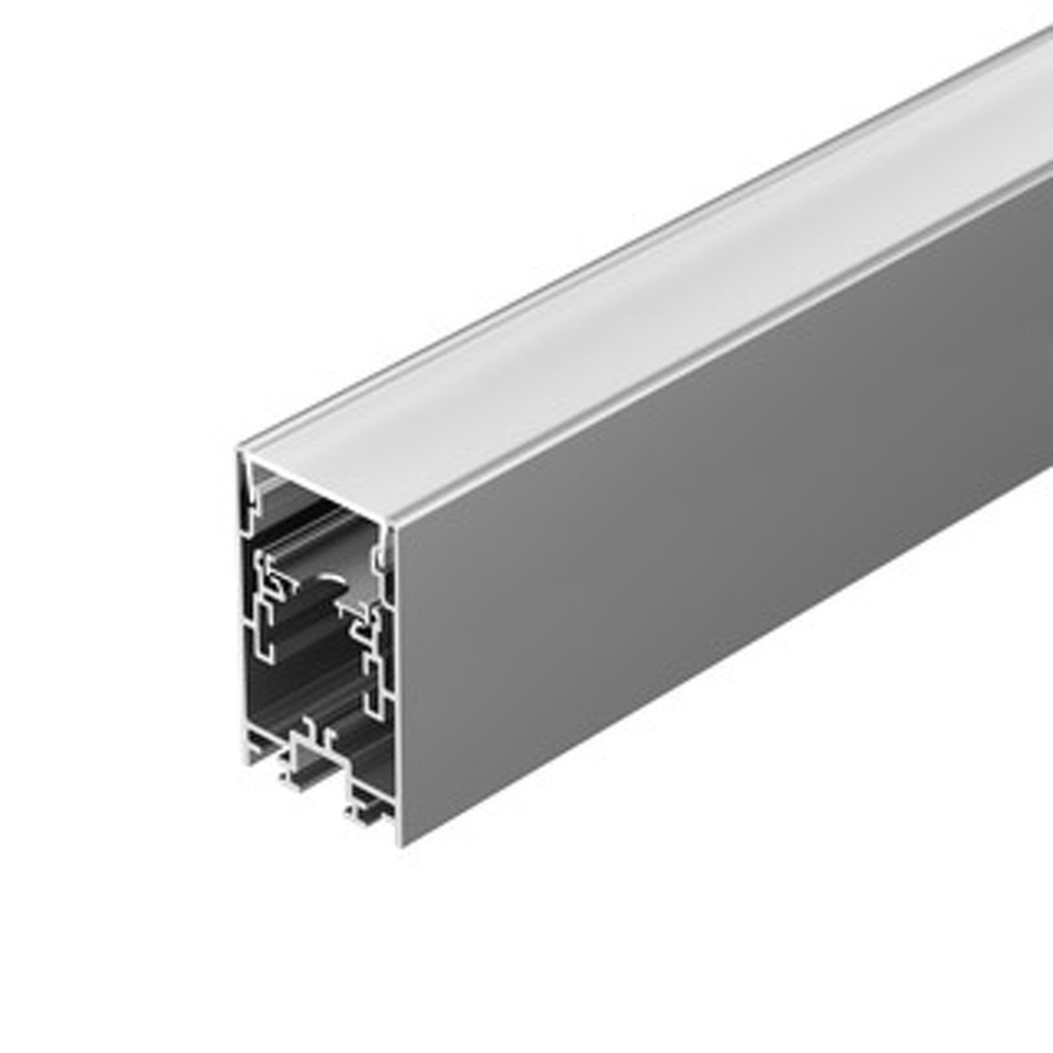 Фото №1  Arlight Профиль с экраном S2-LINE-4067-2500 ANOD+OPAL ( Алюминий)