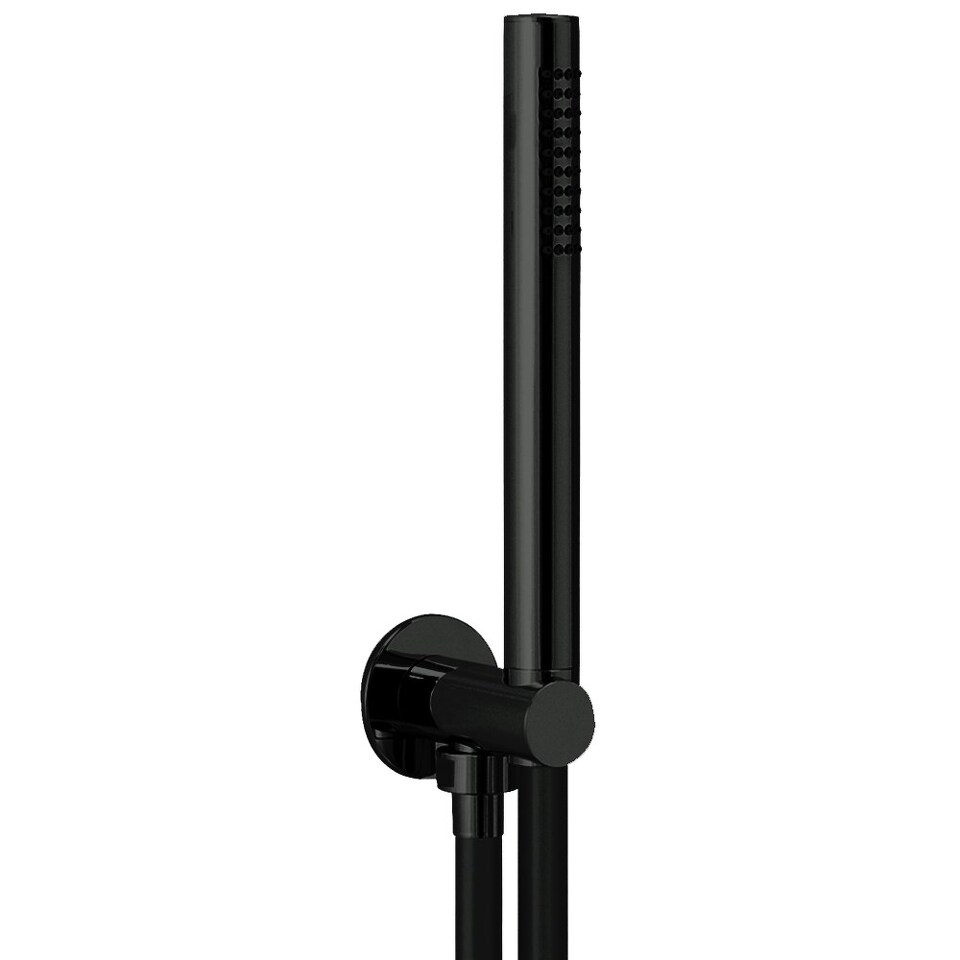 Фото №3  SD004BXX AQUAelite душевой гарнитур с лейкой из ABS пластика Матовый чёрный, 38/05Q