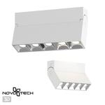 Превью фото №1  NOVOTECH 358321 OVER NT19 380 белый Светильник накладной IP33 LED 4000К 13W 110-265V EOS