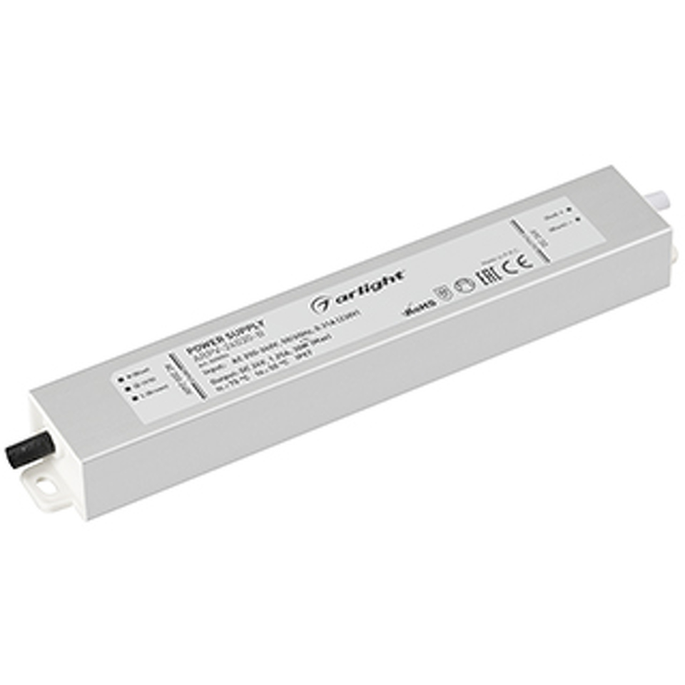 Фото №1  Arlight Блок питания ARPV-24030-B (24V, 1.3A, 30W) ( IP67 Металл, 3 года)