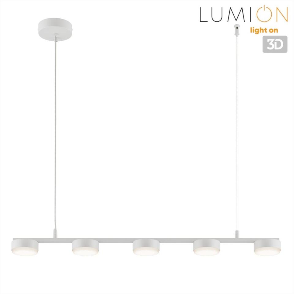 Фото №8  Подвесной светильник LUMION 8265/5 COMFI LN26 234 металл, белый Светильник подвесной GX53 LED 5*7W 220V TORINA