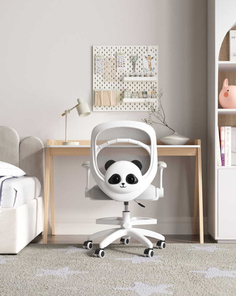 Фото №10  Кресло TopChairs Panda серый