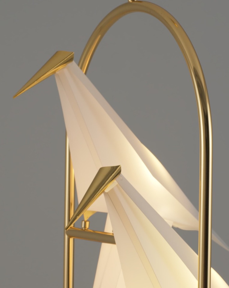 Фото №6  Подвесной светильник Подвесной светодиодный светильник Moderli V3071-2PL origami Birds 2*LED*6W