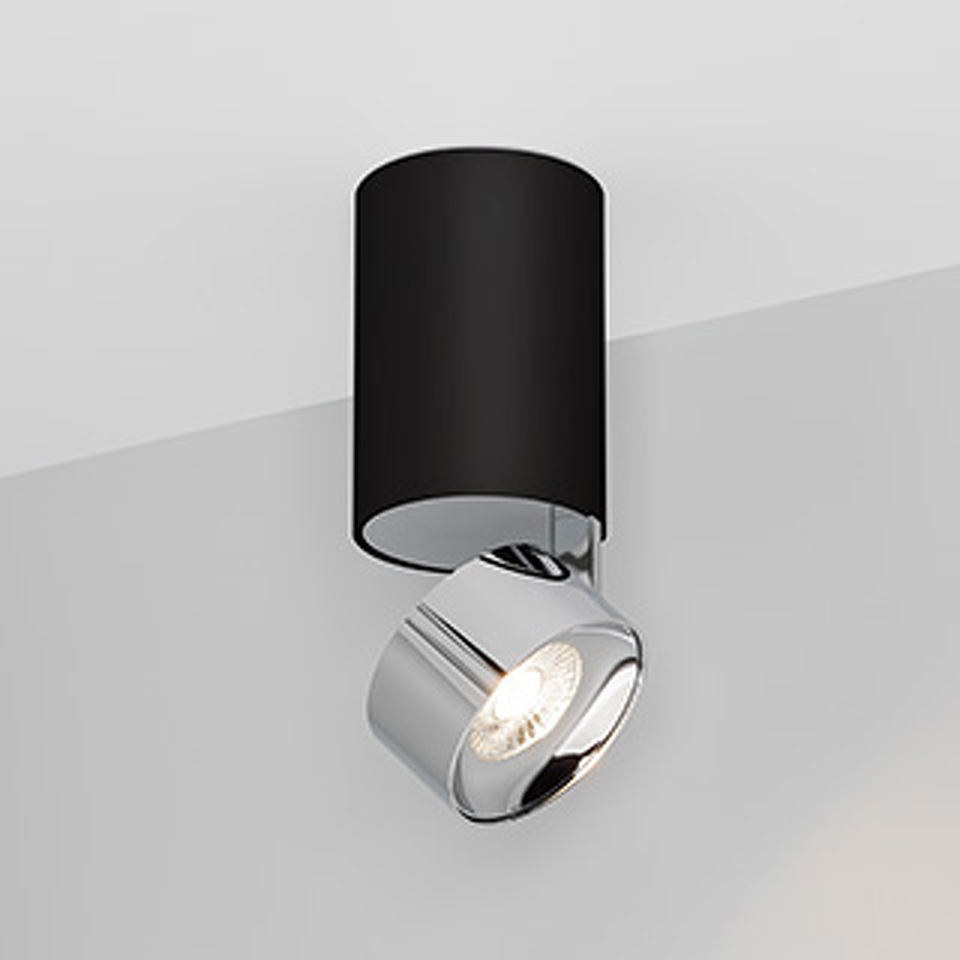 Фото №1  Arlight Светильник SP-PLURIO-SURFACE-LONG-R77-9W Day4000 (BK-CHR, 36 deg, 230V) ( IP20 Металл, 3 года)