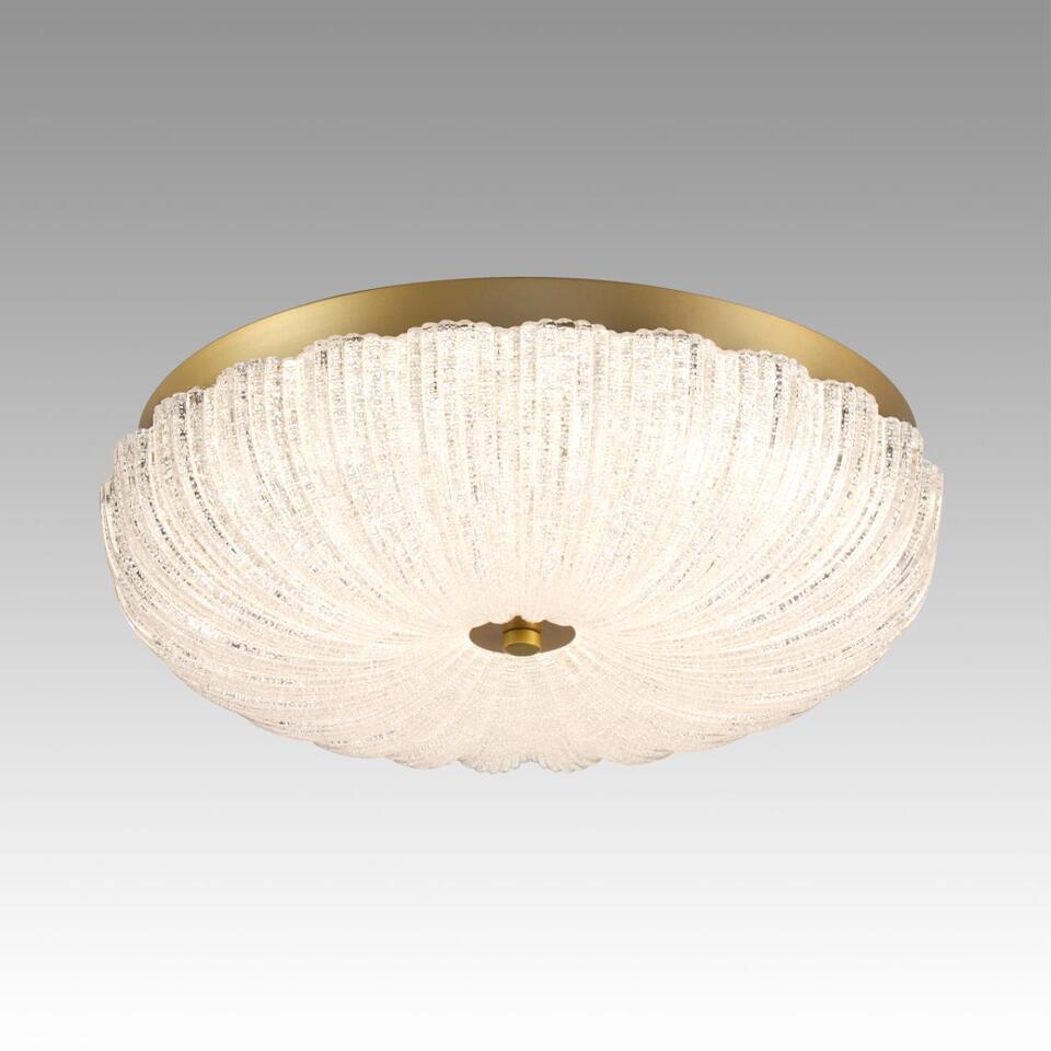 Фото №11  SONEX 7719/48L PIKO LED SN 567 Светильник металл/стекло/прозрачный/золотой LED 48Вт 3000-6500K D400 IP20 пульт ДУ TESORO