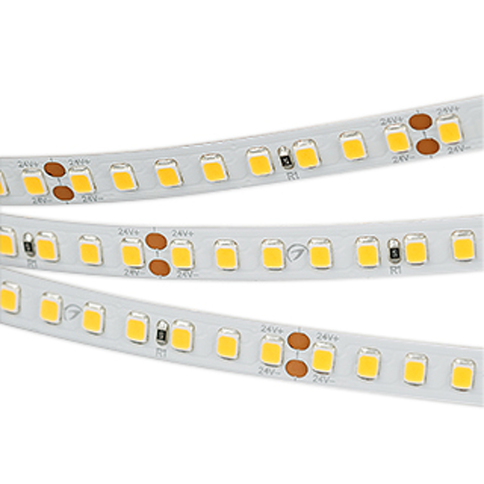 Фото №1  Arlight Лента RT 2-5000 24V Day5000 2x (2835, 160 LED/m, LUX) ( 12 Вт/м, IP20)