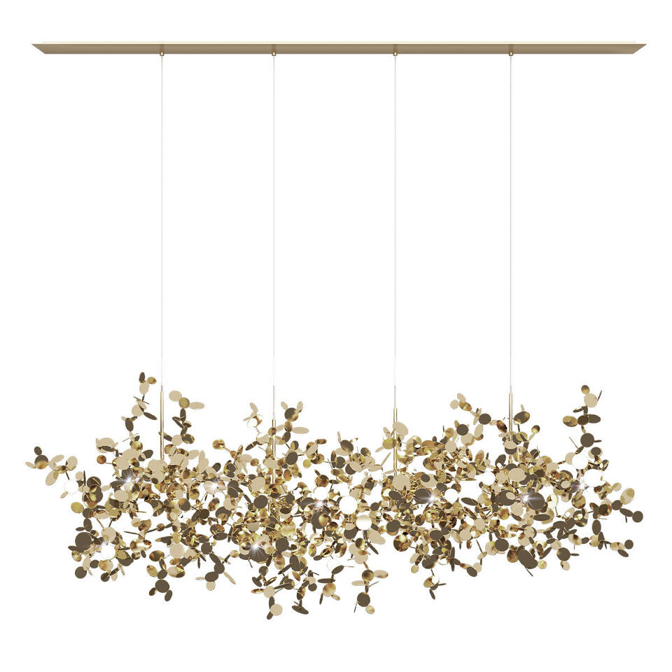 Фото №4  Подвесной светильник 10101/4 Gold Подвесной светильник LOFT IT Spark
