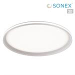 Превью фото №1  SONEX 7749/80L MITRA LED SN 544 Светильник металл/PMMA/белый LED 80Вт 3000-6000К D495 IP20 пульт ДУ BETA