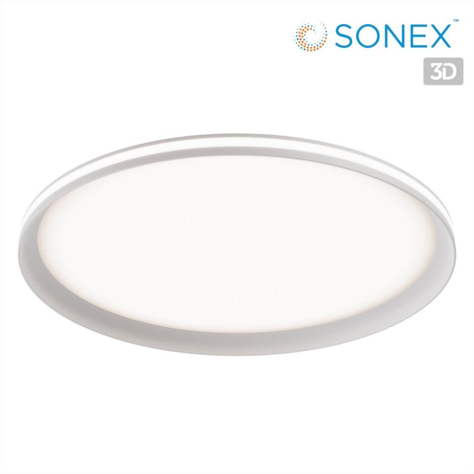 Фото №10  SONEX 7749/80L MITRA LED SN 544 Светильник металл/PMMA/белый LED 80Вт 3000-6000К D495 IP20 пульт ДУ BETA