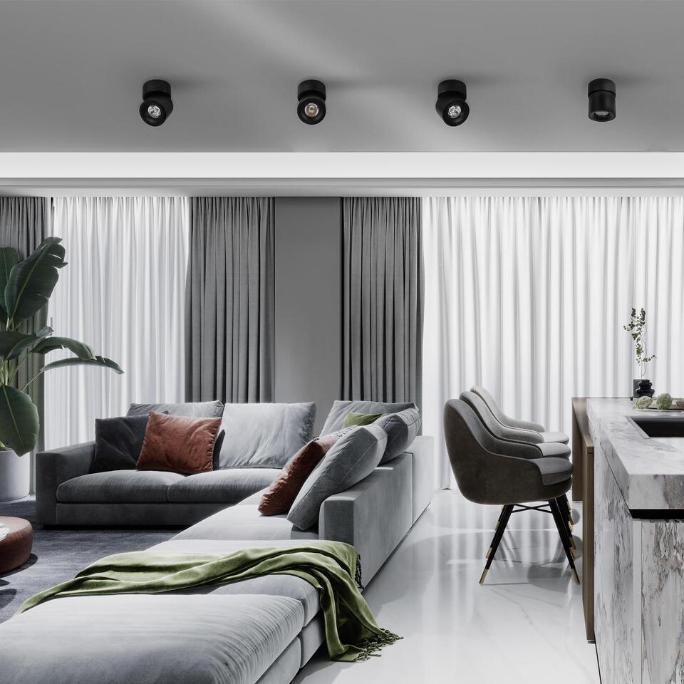 Фото №8  10180 Black 3000K Накладной светильник LOFT IT Tictac