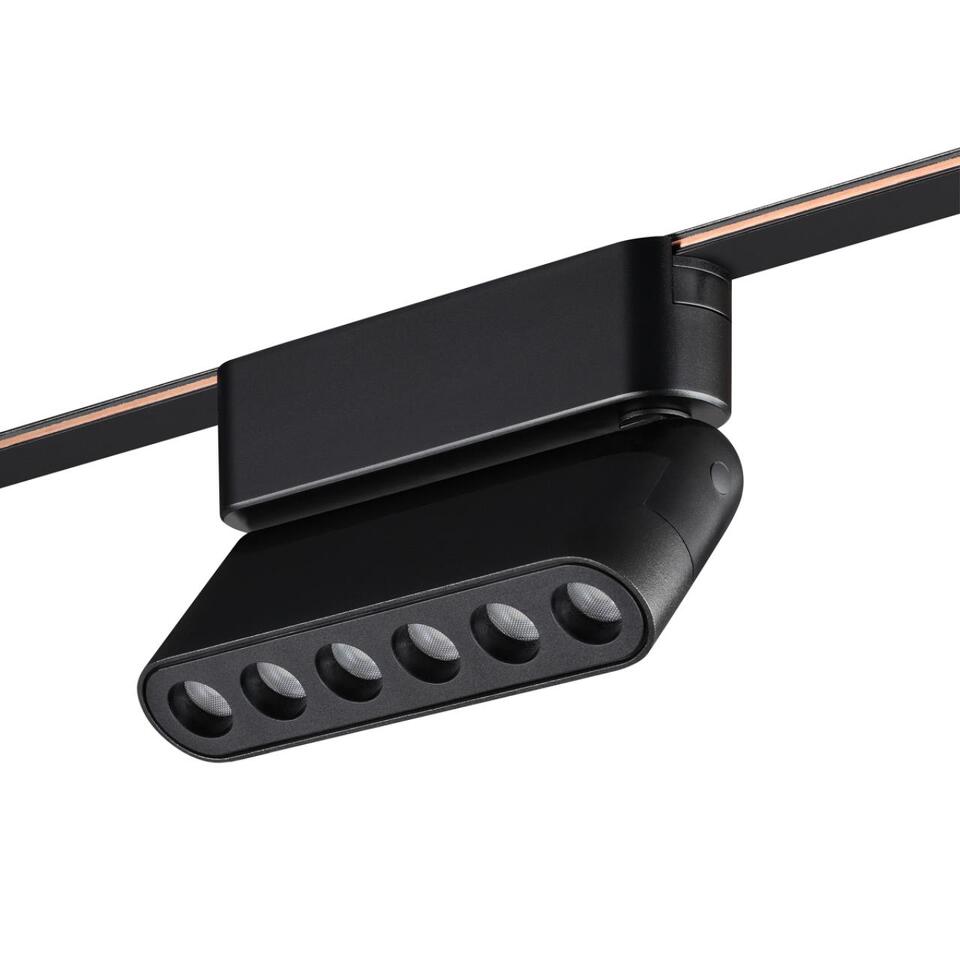 Фото №8  NOVOTECH 359464 SHINO NT24 100 черный Трековый смарт-светильник для низковольтного шинопровода с двумя режимами работы IP20 LED 6W 24V 3000-6000K EASY