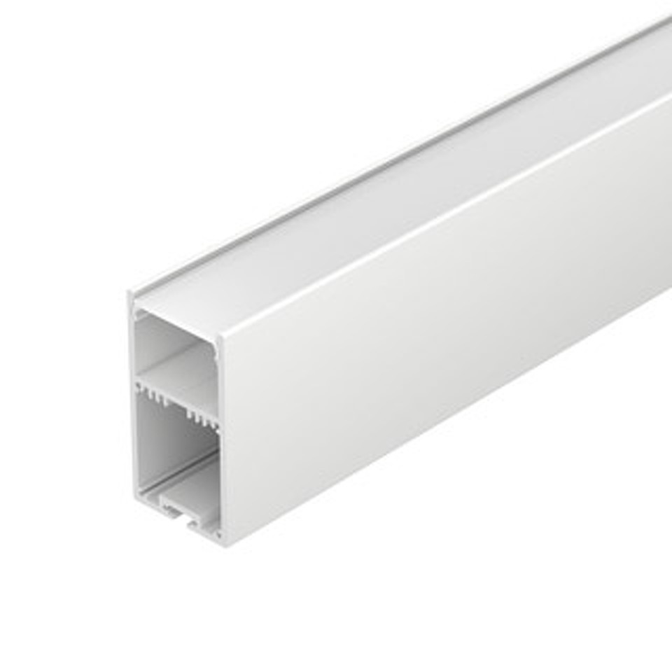 Фото №1  Arlight Профиль с экраном SL-LINE-3667-2500 WHITE+OPAL ( Алюминий)