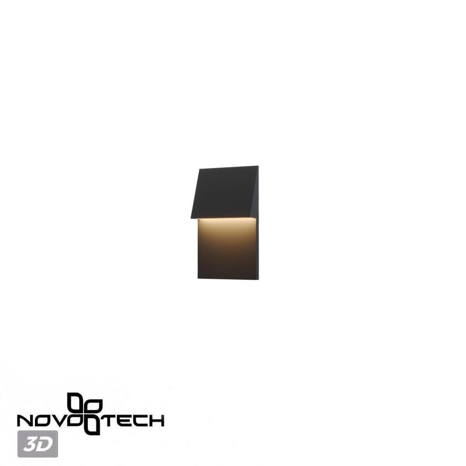 Фото №6  NOVOTECH 359724 STREET NT25 766 черный Подсветка для лестниц с переключателем цв. температуры IP65 LED 3W 100-240V 2700К\3200К\4000К SCALA