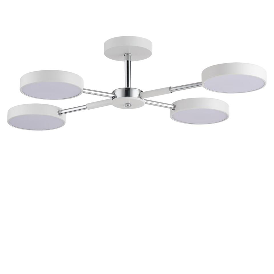 Фото №4  Люстра LUMION 5659/72CL LEDIO LN26 351 белый, хром Люстра потолочная LED 72W  3000/4000/6000К 220V MIKA