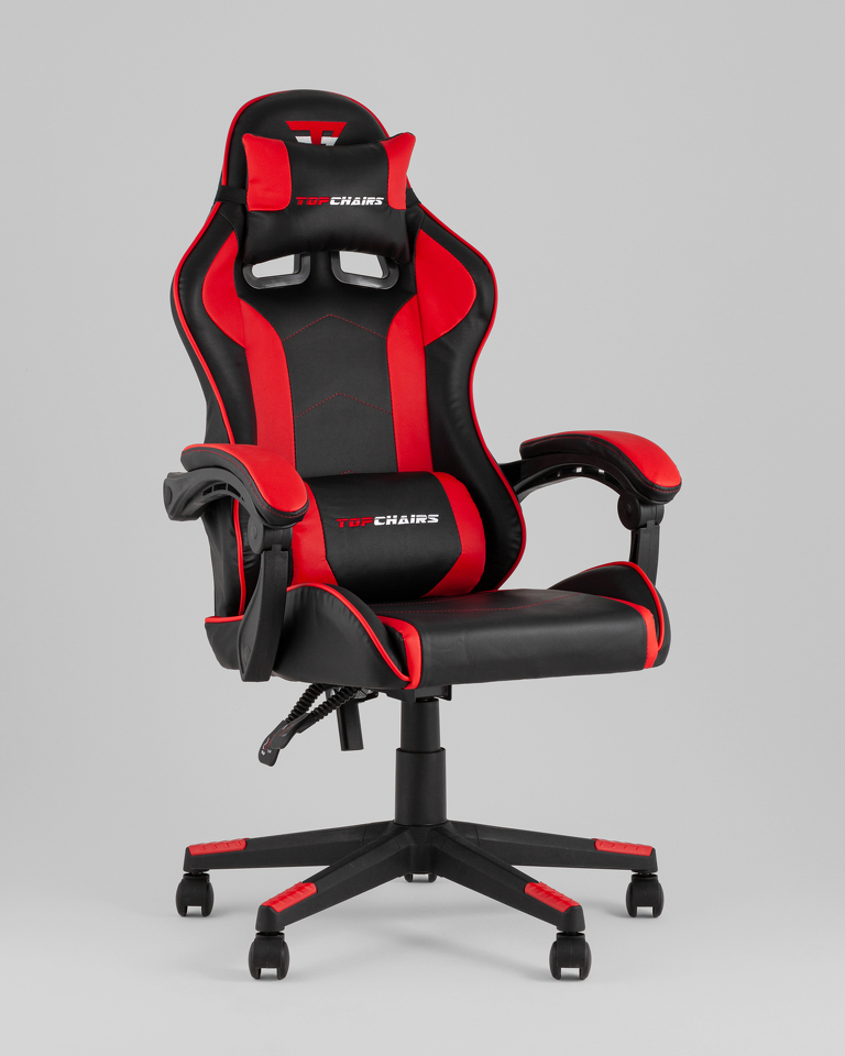 Фото №10  Кресло Кресло спортивное TopChairs Shadow черно-красный
