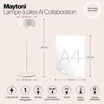 Превью фото №11  Настольная лампа Аккумуляторный светильник Maytoni MOD229TL-L3W3K2