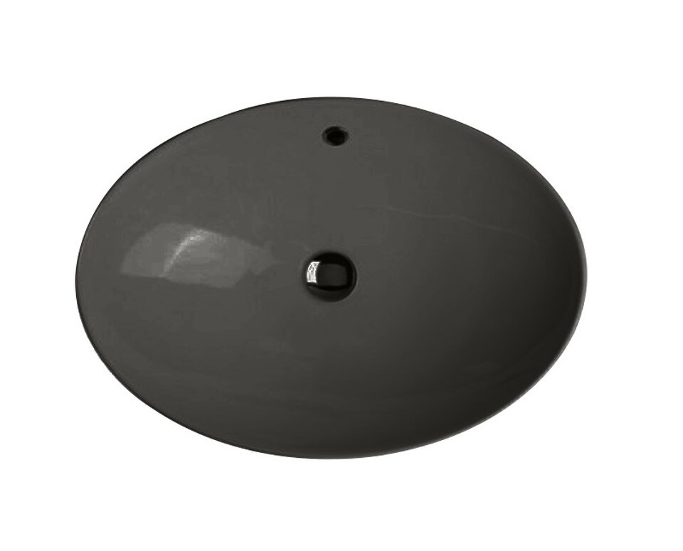 Фото №5  Раковина SHO58 / PSHO58 Althea SHO раковина накладная 58x42 h.17,8  Матовый черный Plus-Ton®