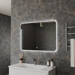 Превью фото №5  Teymi Зеркало Solli Oreol 100х70, LED подсветка, сенсор T20228S