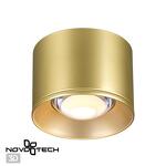 Превью фото №1  NOVOTECH 358669 OVER NT21 390 золото Светильник накладной светодиодный IP20 LED 4000К 12W 220V PATERA