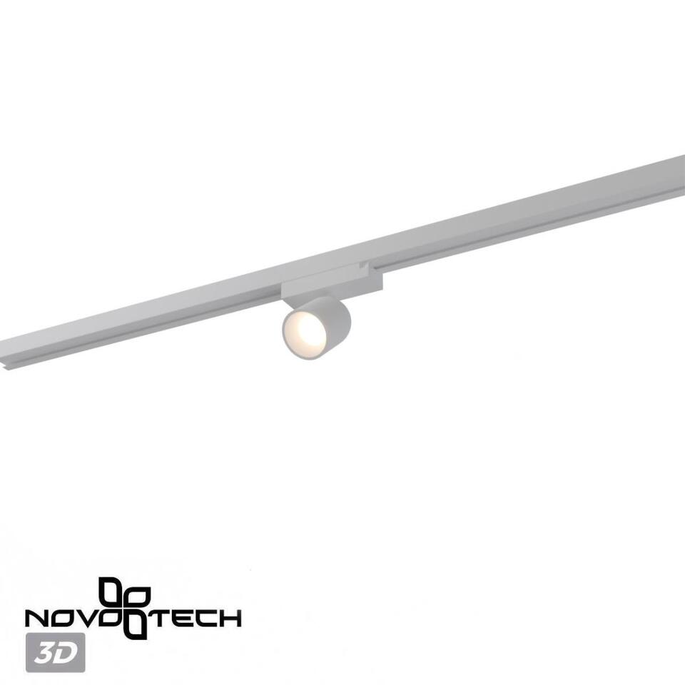 Фото №7  NOVOTECH 359806 PORT NT25 246 белый Светильник трековый однофазный двухжильный IP20 LED 10W 180-265V 4000К SOLETTE