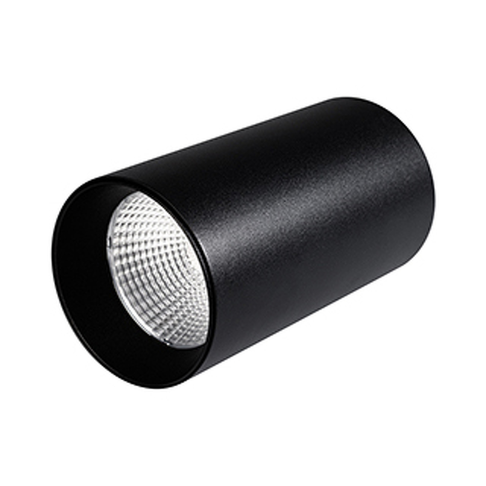 Фото №1  Arlight Светильник накладной SP-POLO-R85-1-15W Warm White 40deg (Black, Black Ring) ( IP20 Металл, 3 года)