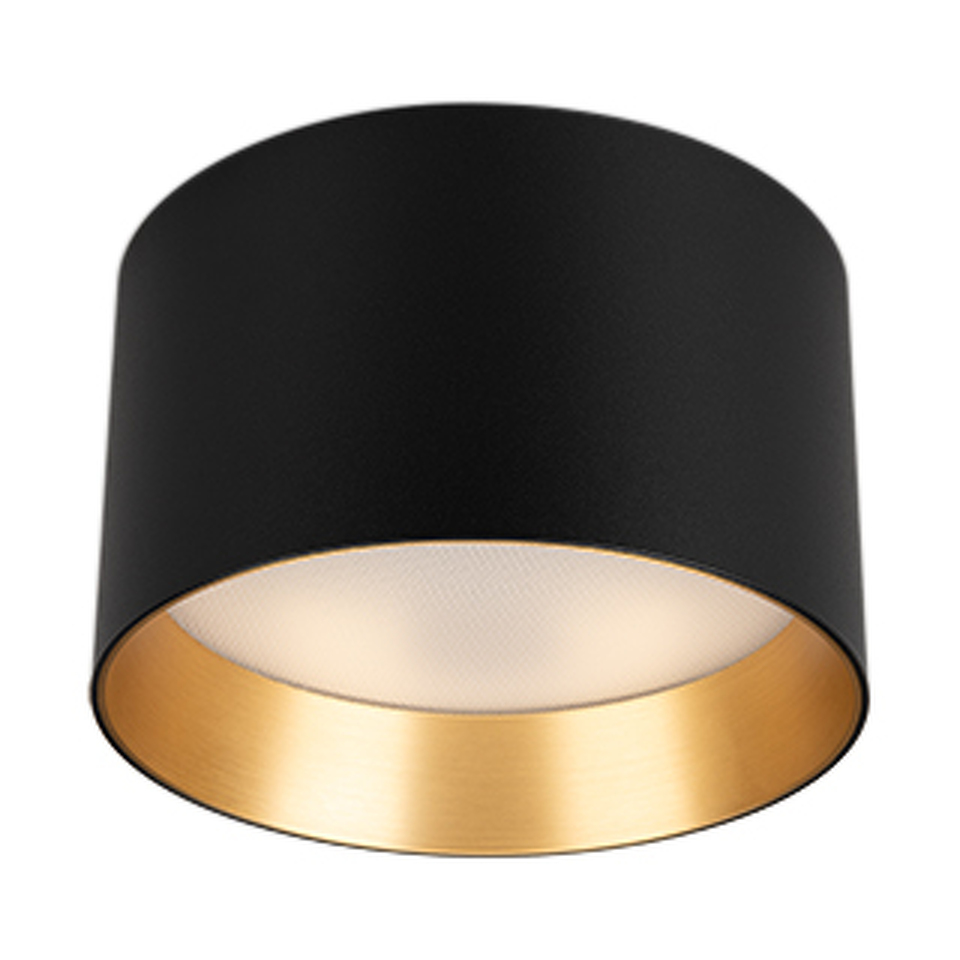 Фото №1  Arlight Светильник SP-BISCOTTO-R140-15W Warm3300-MIX (BK-GD, 80 deg, 230V) ( IP54 Металл, 5 лет)