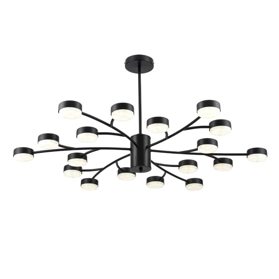Фото №9  Люстра LUMION 8117/18 COMFI LN26 235 черный, металл Люстра LED GX53 18*7W 220V TORINA