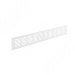 Превью фото №1  PULSE Вентиляционная решетка универсальная, 400x60 мм, тип1, алюминий, белый (VGA201060400WHE1)