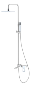 Фото Boheme Стойка для душа Q WhiteChrome_Комплект