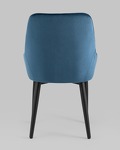 Превью фото №9  Стул Диана велюр сине-зеленый