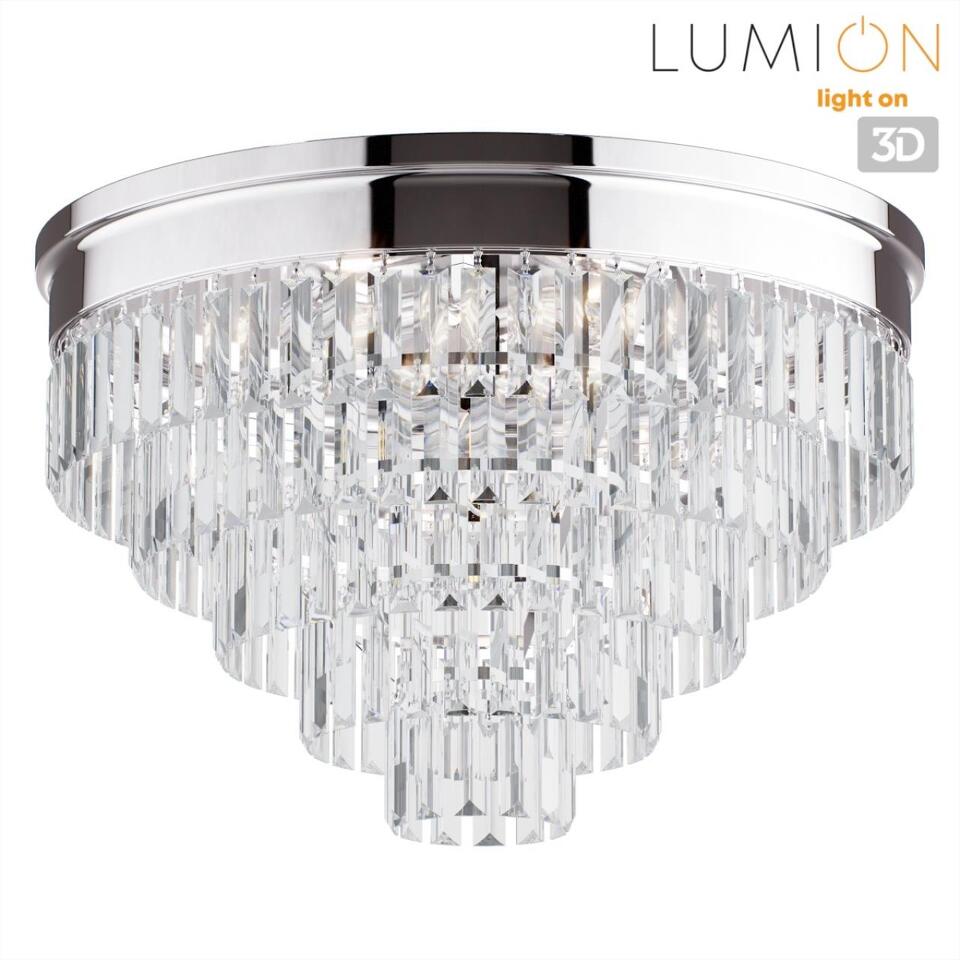 Фото №9  Люстра LUMION 8266/8C CLASSI LN26 120 хром/хрусталь металл/прозрачный Люстра потолочная Е14 8*40W 220V ZAHA